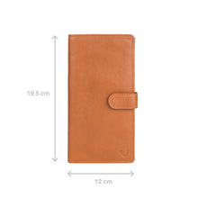 Load image into Gallery viewer, 486 Leather Passport Holder Wallet (Tan)
