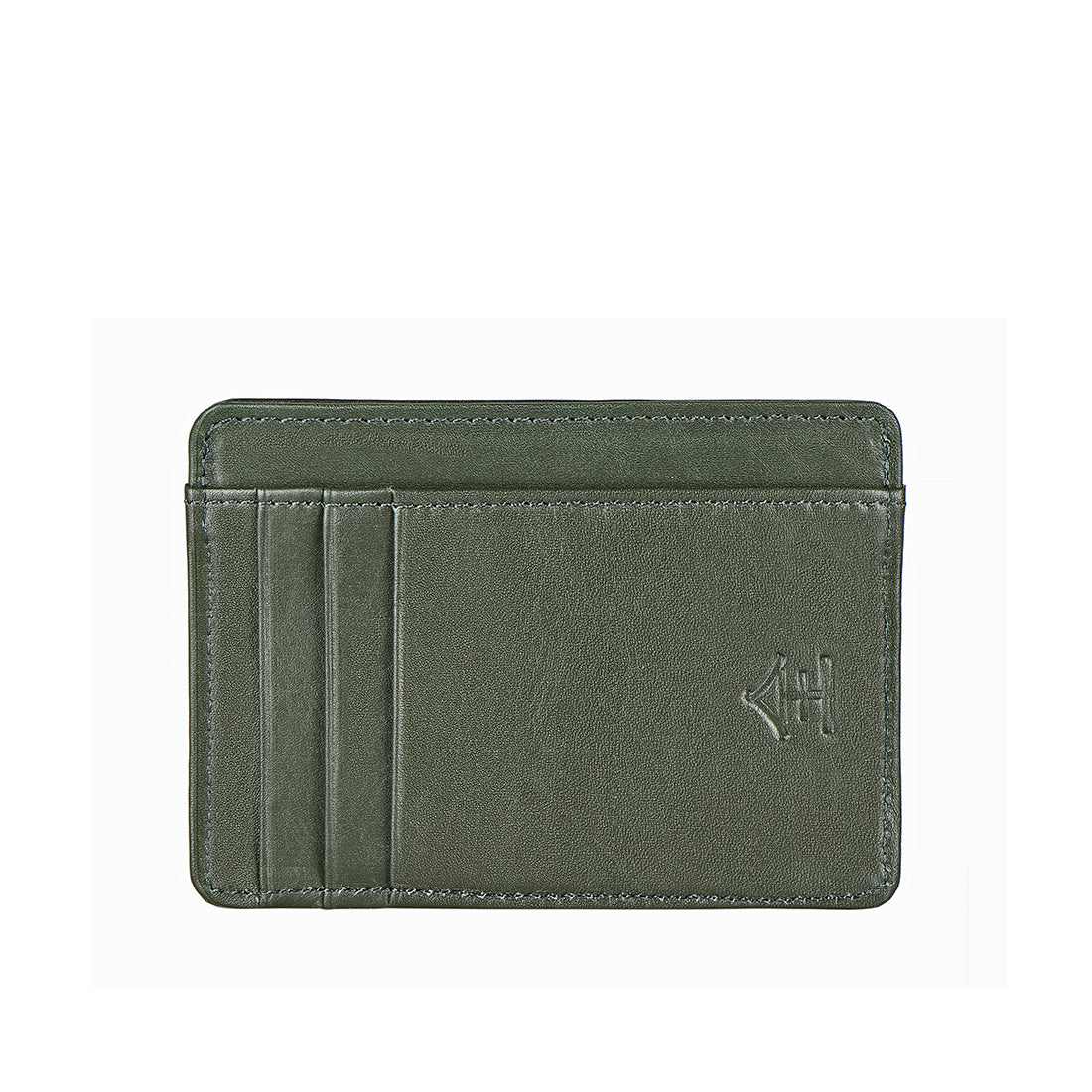 EIJO W6 Leather Card Holder (Emerald)