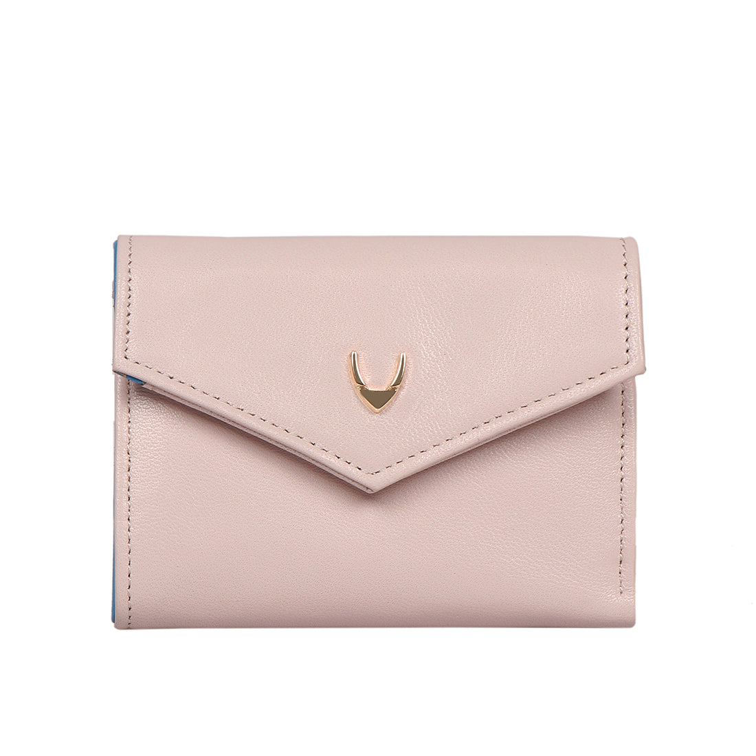 Oona W1 Leather Wallet (Beige)