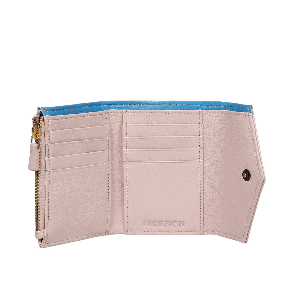 Oona W1 Leather Wallet (Beige)