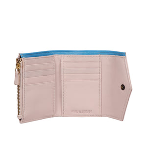 Oona W1 Leather Wallet (Beige)