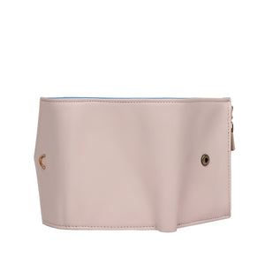 Oona W1 Leather Wallet (Beige)