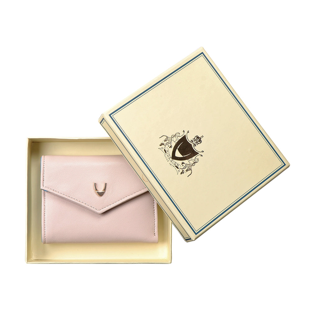 Oona W1 Leather Wallet (Beige)