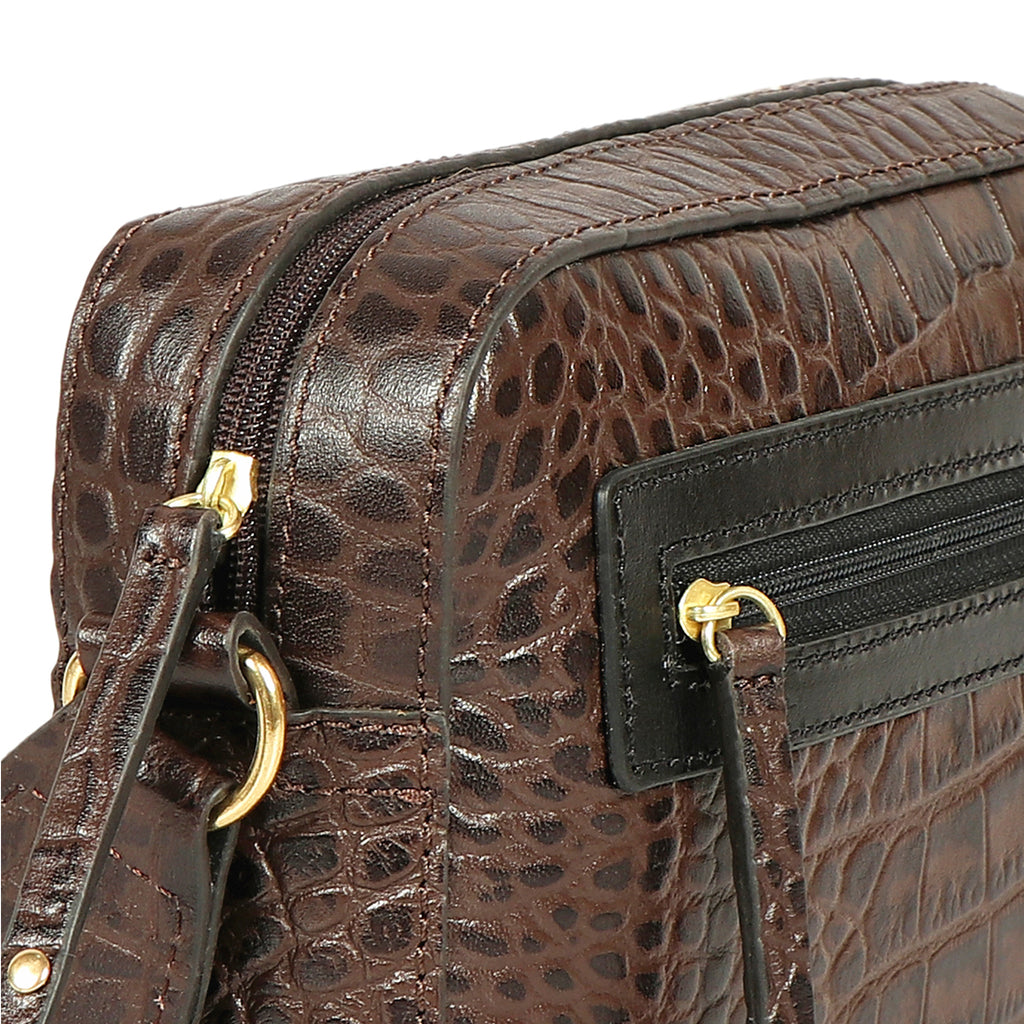 Valentine Leather Bag (Brown)