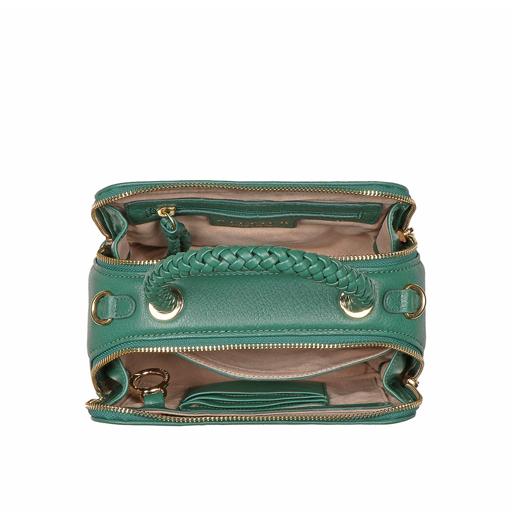 Luxury Deer Leather Callas 04 Bag (Green)
