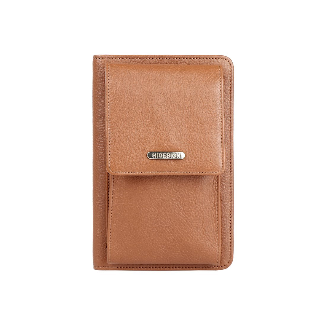 Mondrain Leather Wallet / Phone Case (Tan)