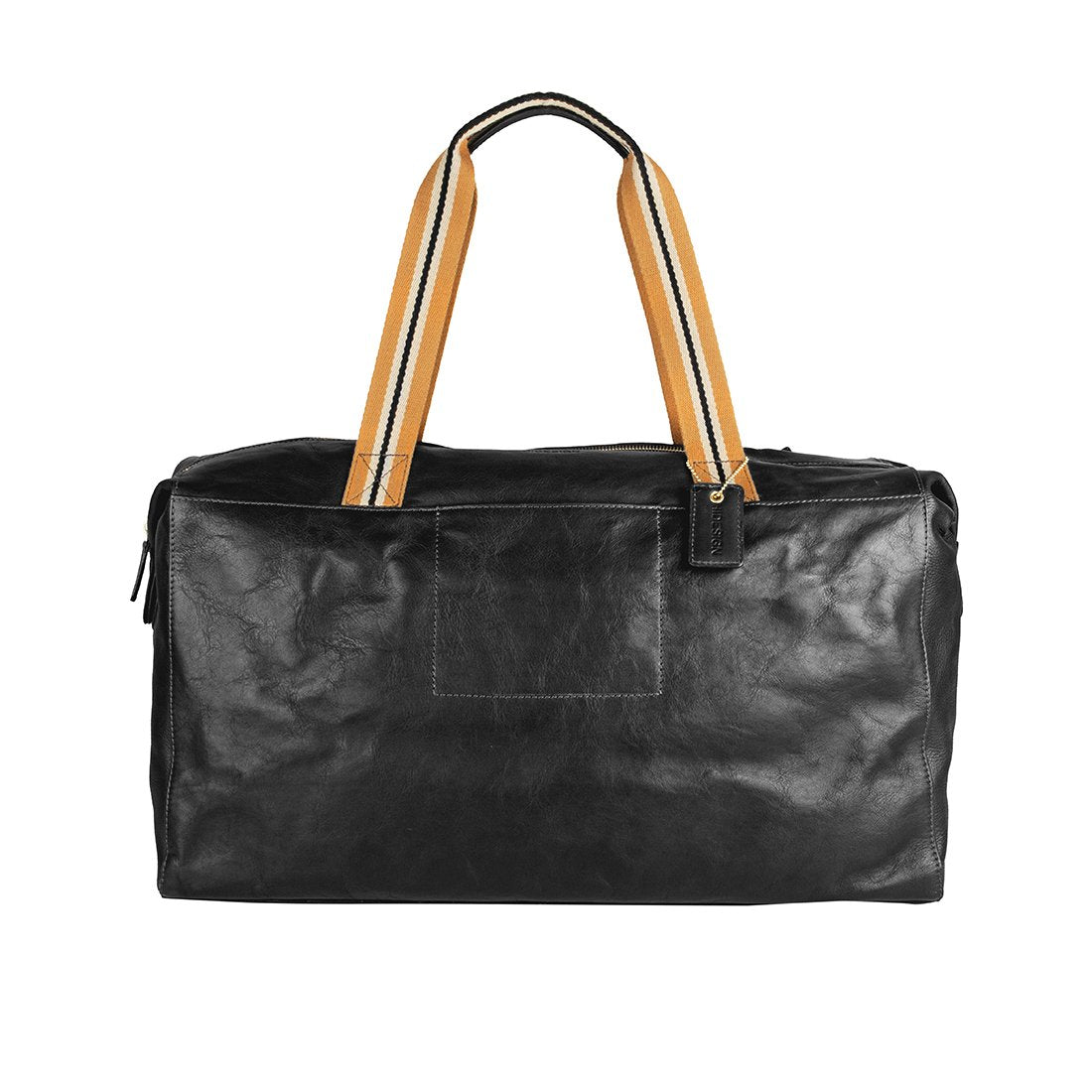 Tubman 1344 Leather Duffle Bag (Black)